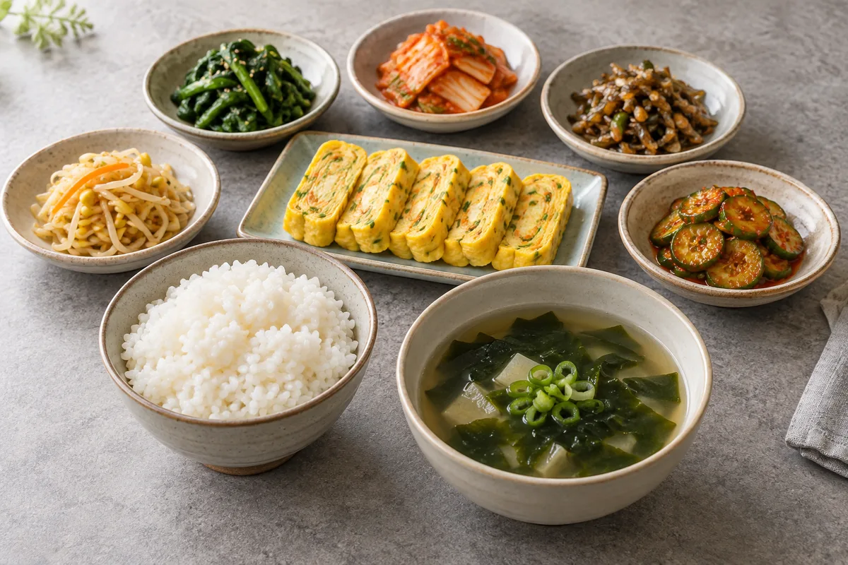 백반의 AI 생성 예시 이미지