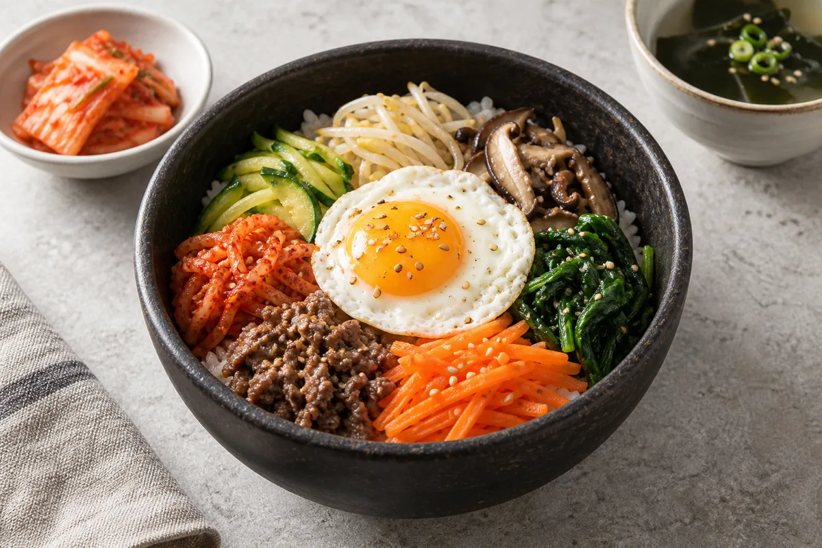 비빔밥의 AI 생성 예시 이미지