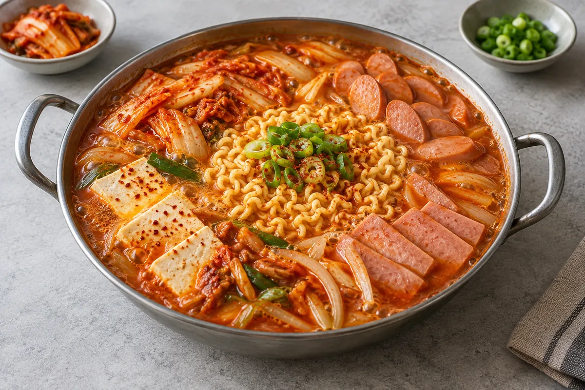 부대찌개의 AI 생성 예시 이미지