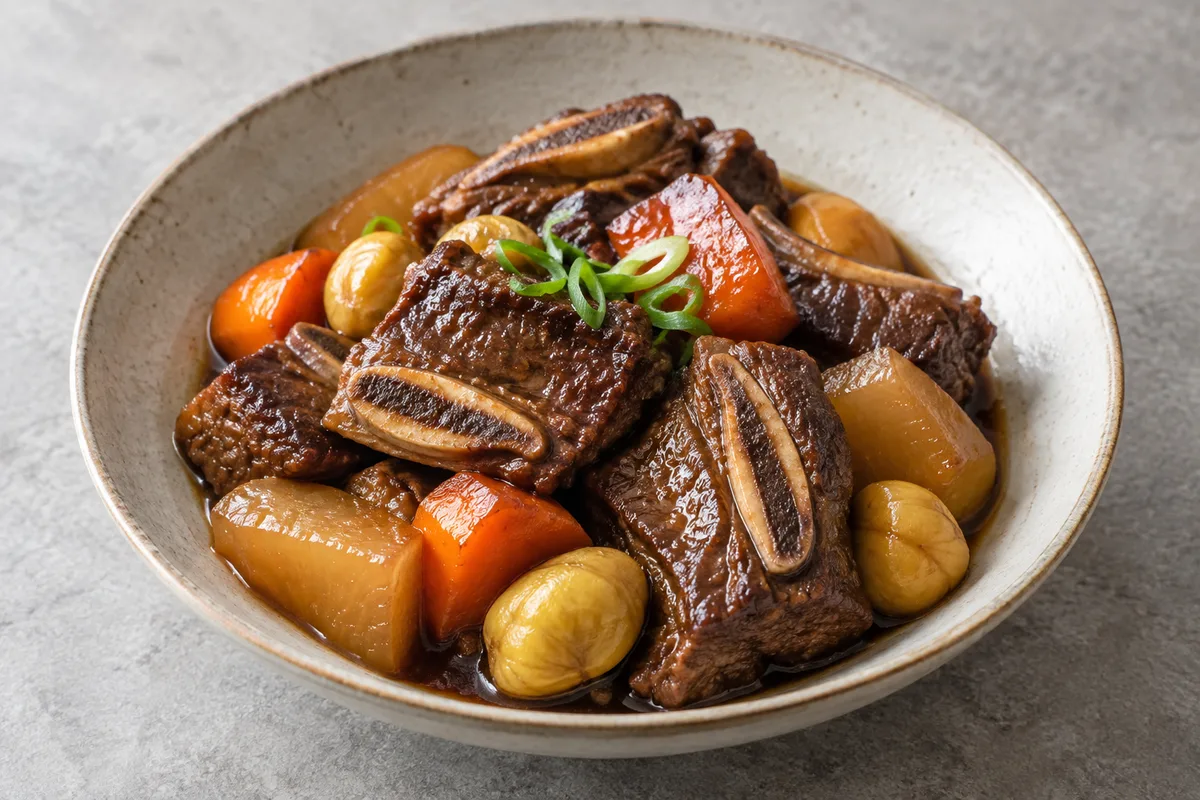 갈비찜의 AI 생성 예시 이미지