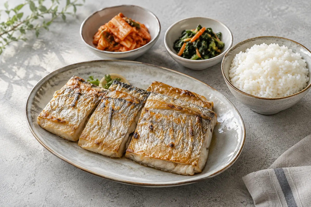 갈치구이 정식의 AI 생성 예시 이미지