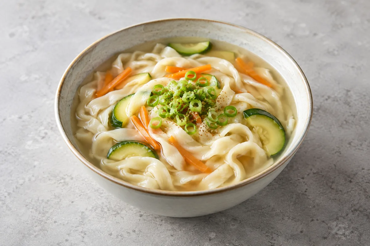 칼국수의 AI 생성 예시 이미지