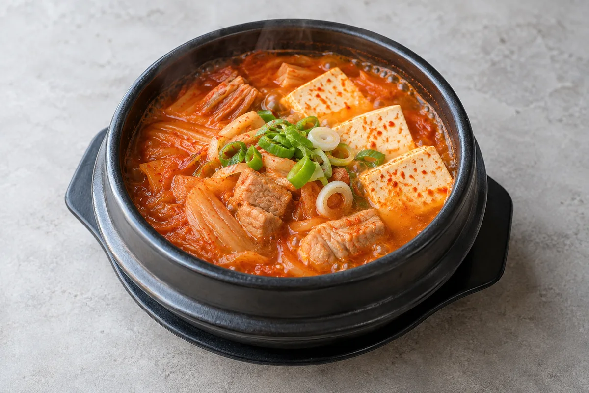김치찌개의 AI 생성 예시 이미지
