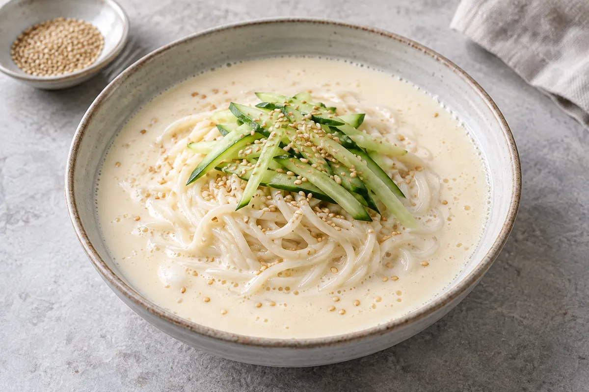 콩국수의 AI 생성 예시 이미지