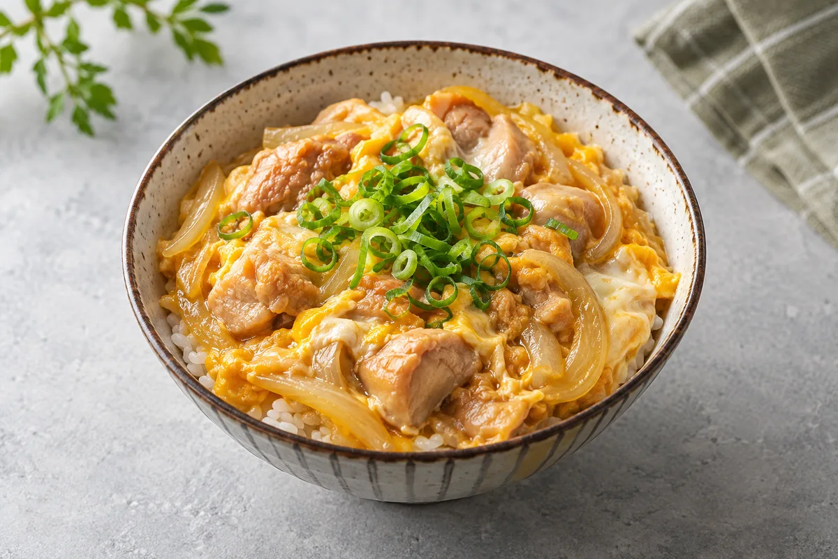 오야코동의 AI 생성 예시 이미지