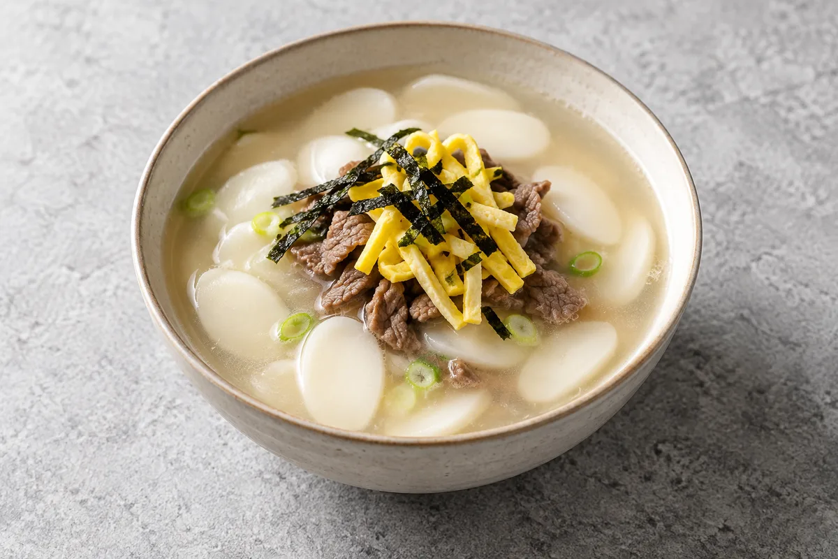 떡국의 AI 생성 예시 이미지