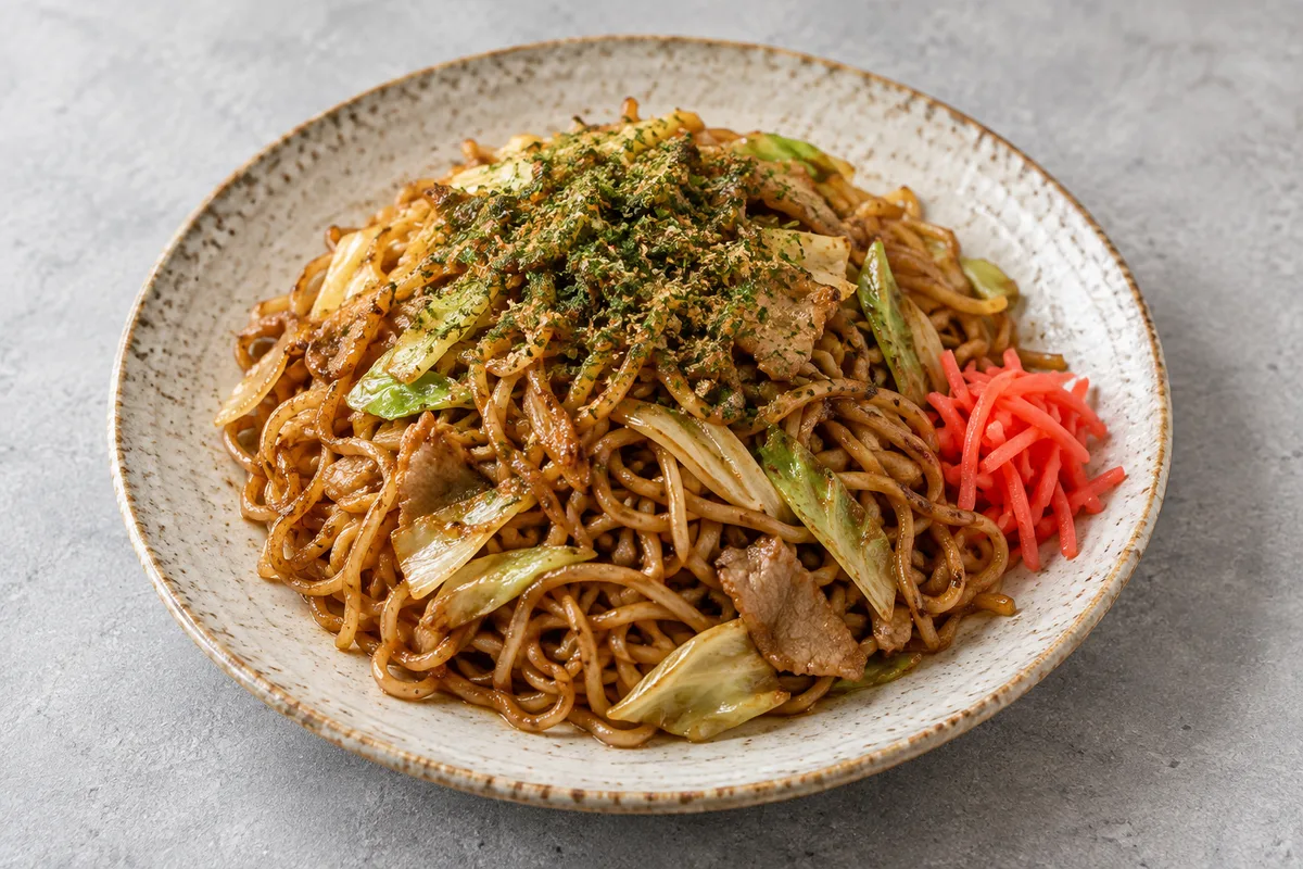 야키소바의 AI 생성 예시 이미지
